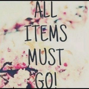 Closet Clear Out Sale